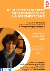 Conférence "Les Femmes en Préhistoire" - 2 octobre à 18h