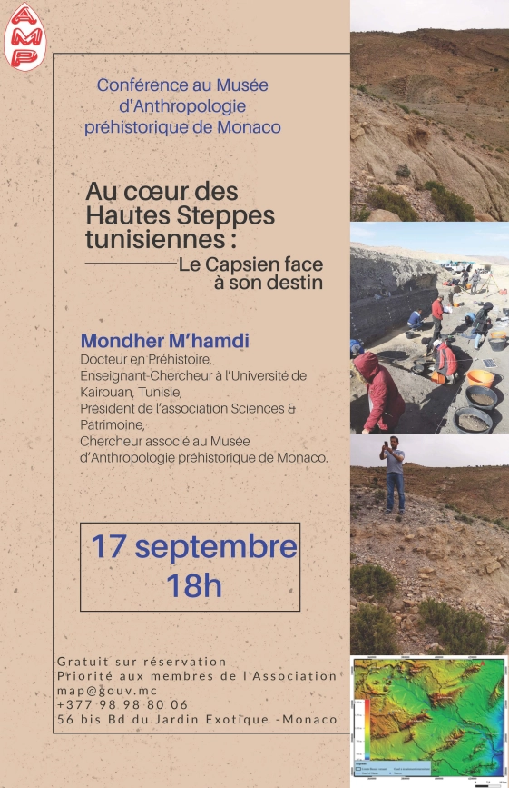 📣 Conférence exceptionnelle au Musée d’Anthropologie Préhistorique de Monaco 🏺🌍rence