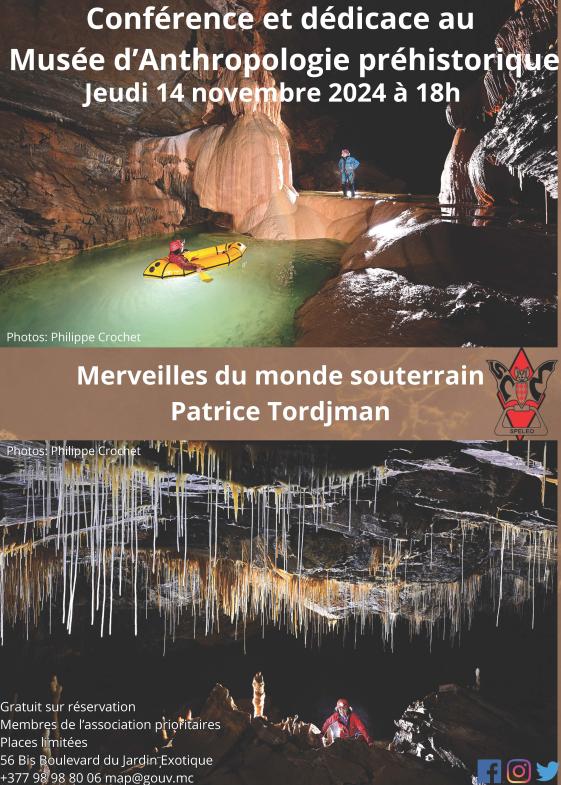 « Merveilles du monde souterrain» par Patrice TORDJMAN.