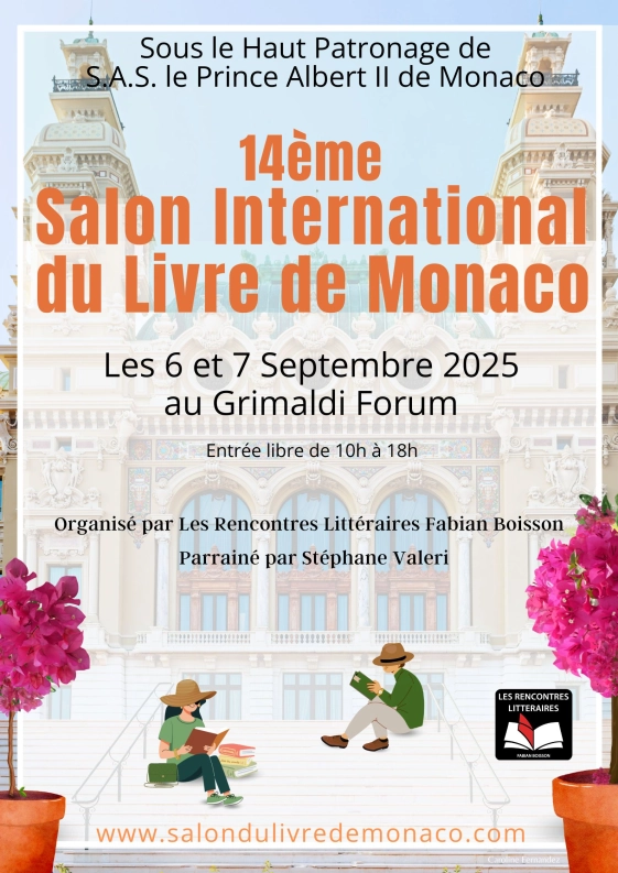 Le Salon International du Livre de Monaco 6-7 septembre 2025